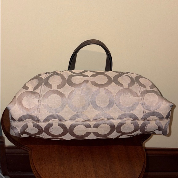 Coach Ashley satchel shoulder bag
Monogram canvas light gray / dark gray EUC - Picture 9 of 17